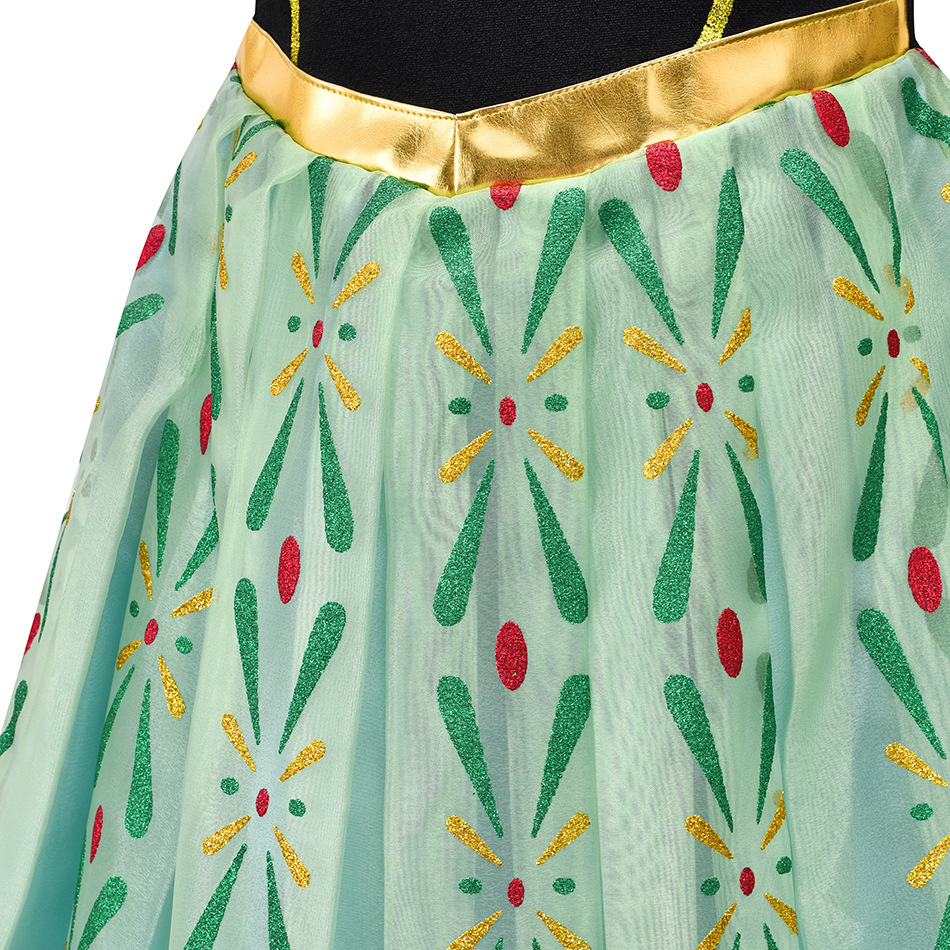 Frozen Anna Aisha European and American Girls dress Love Sand Frozen Aisha Princess Dress Anna Aisha