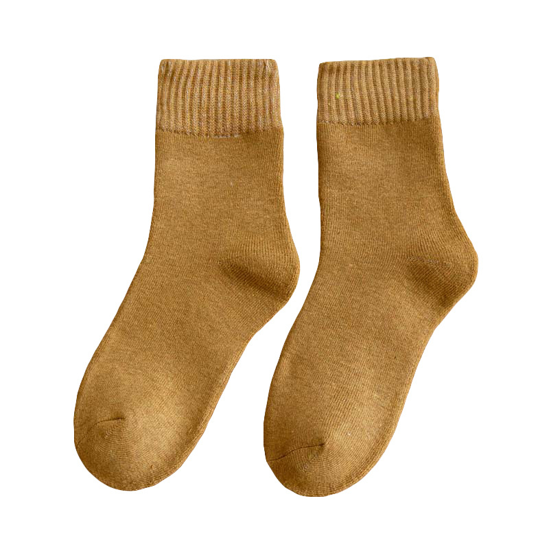 Extra Thick Winter New Style Towel Socks Men's Long Tube Thick Socks Terry Socks Thickened Warm Socks Women's Moon Mid-length Socks