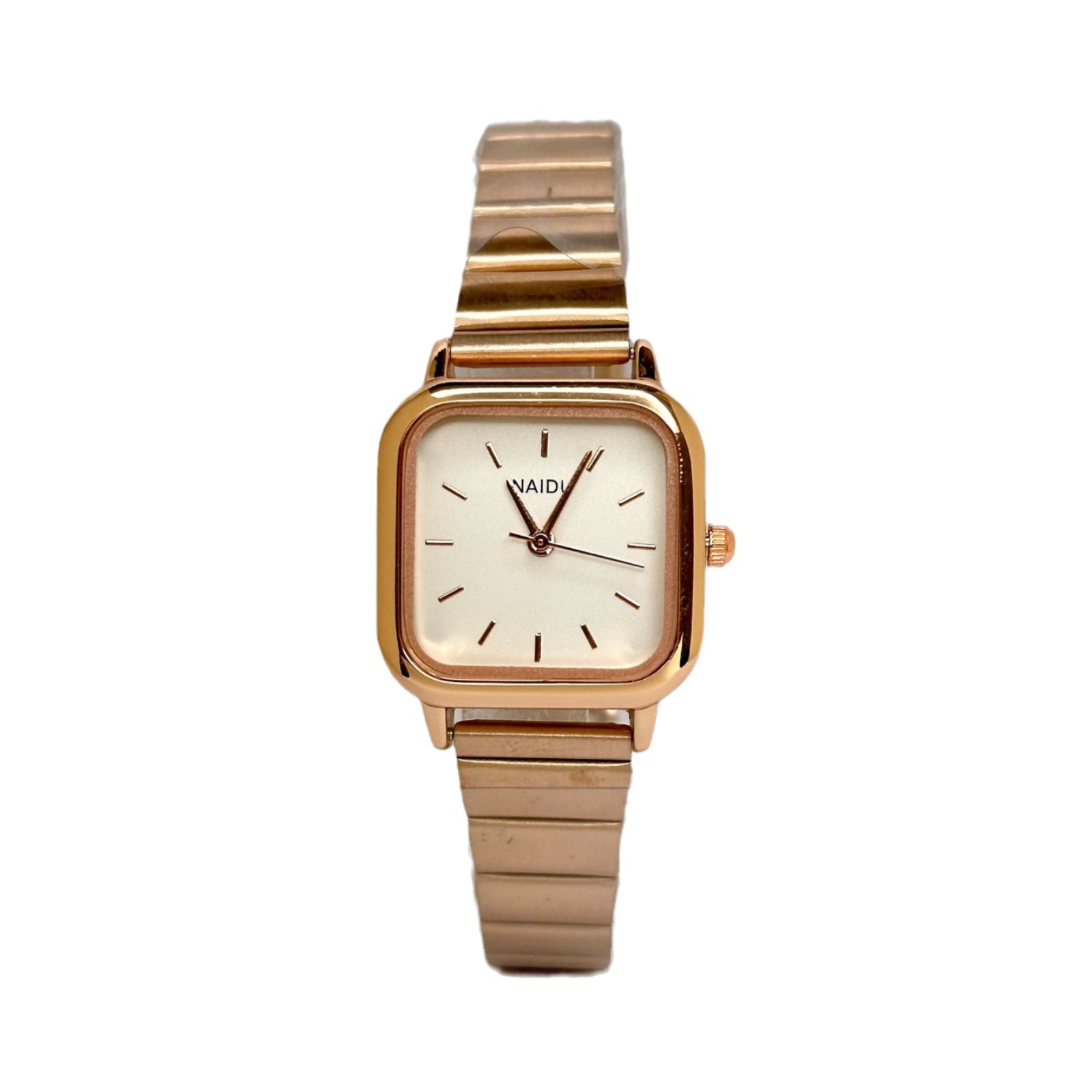 Square alloy steel belt crawler watch quartz watch fashion casual live drainage watch wholesale manufacturers