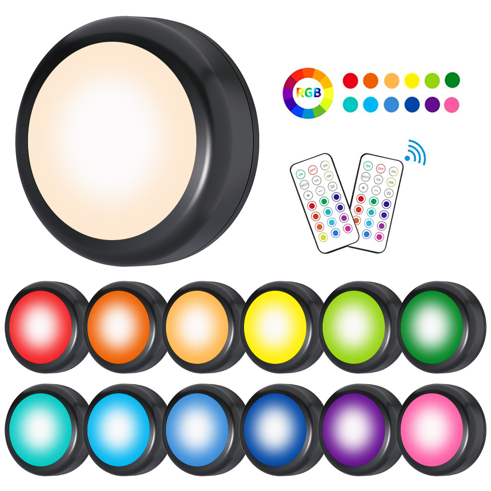 13-color remote control dimming timing ice hockey lamp cross-border color cabinet lighting festival atmosphere Press sign-in Pat lamp