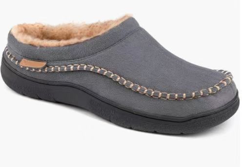 Cross-border cotton slippers autumn and winter indoor home non-slip thermal fleece-lined suede slippers winter men's Amazon