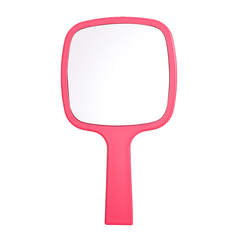 Handle mirror handheld mirror portable makeup mirror HD mirror beauty salon tattoo mirror factory direct sales can be printed logo