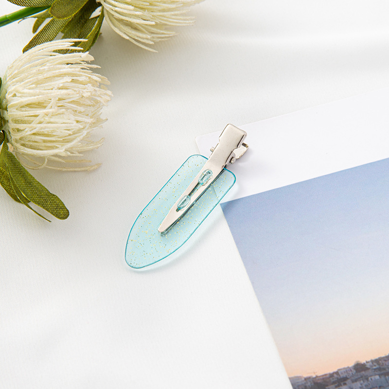 Internet celebrity ing same style bangs seamless clip Japanese Korean style beauty hairpin skateboard clip side clip headdress duckbill clip