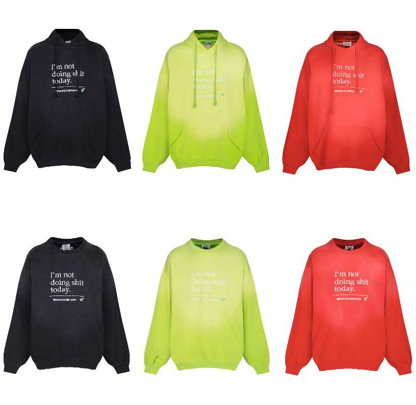 Cross-border wholesale 2023 autumn and winter New INS embroidered letter hooded hoodie fashion brand men and women couple sweater autumn