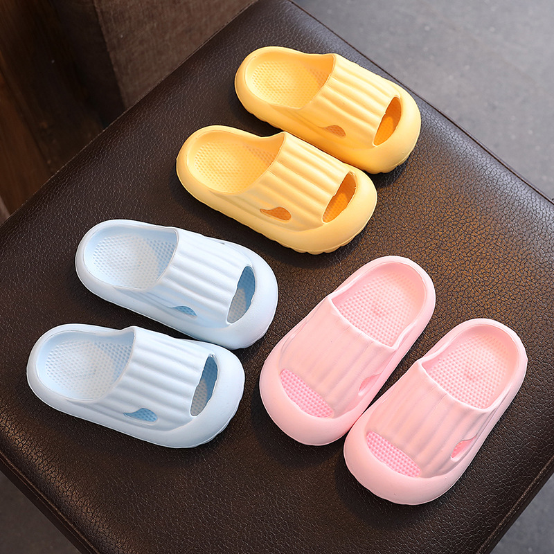 Summer Boys' and Girls' Indoor Soft Bottom Household Baby Silent Children's Slippers Home WL-179 Slippers