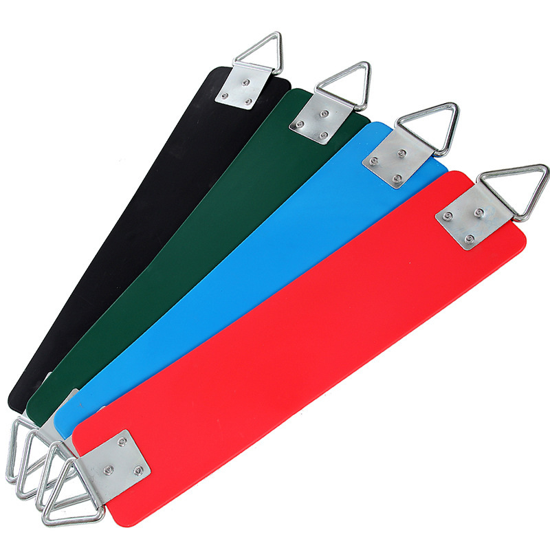 Stainless steel soft swing board for indoor and outdoor use, children's swing seat, plastic light board seat