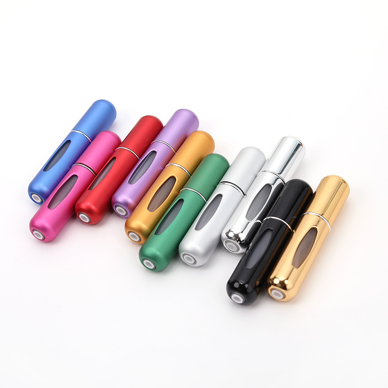 Factory supply 5ml bottom filling bottle does not leak liquid does not loosen fine spray bright surface dumb color perfume bottles