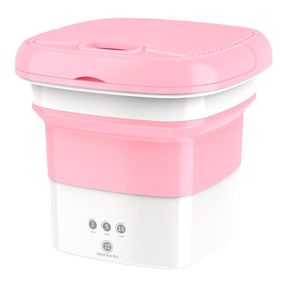 Household Small and Convenient Folding Washing Machine Eluting One-piece Underwear Special Automatic Cleaning Mini Washing Machine
