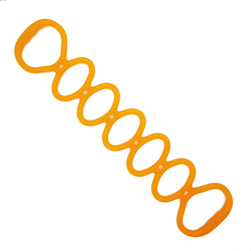 Seven-hole pull rope yoga puller TPR fitness equipment simple portable with 7-hole pull rope puller in stock