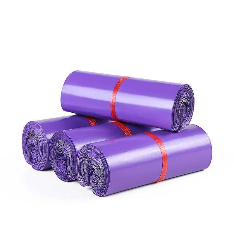 Qiya new purple express bag express packaging bag logistics waterproof packing bag package bag factory wholesale