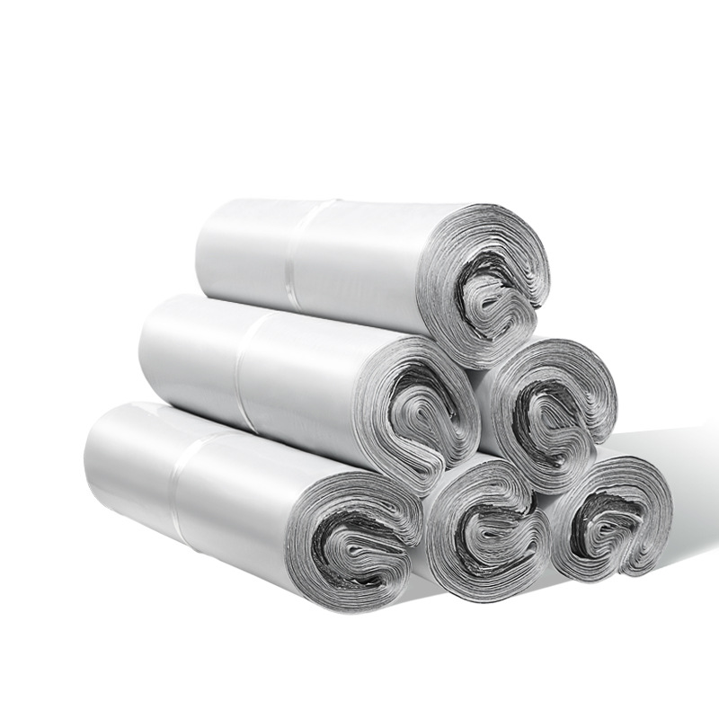 New material white express bag thickened logistics waterproof packaging plastic bag production wholesale mailing Document Packaging bag