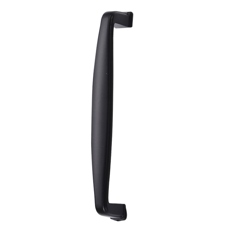 Black American female finger simple wardrobe window drawer cabinet aluminum alloy handle hardware accessories furniture handle