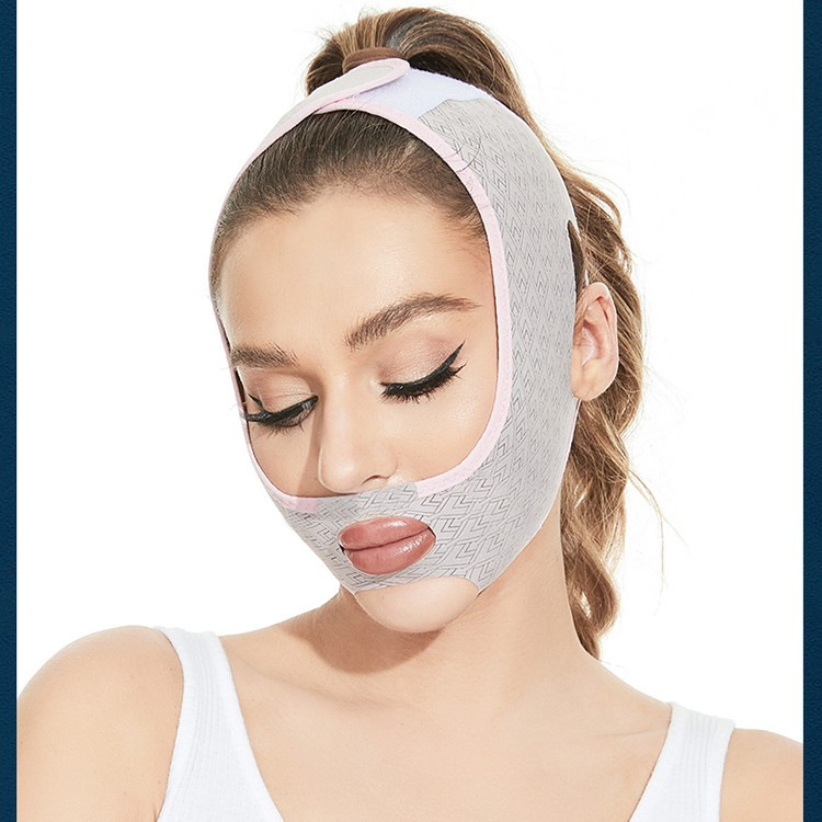 Cross-border new face mask with French lines V face bandage lifting double chin anti-sagging face carving available day and night