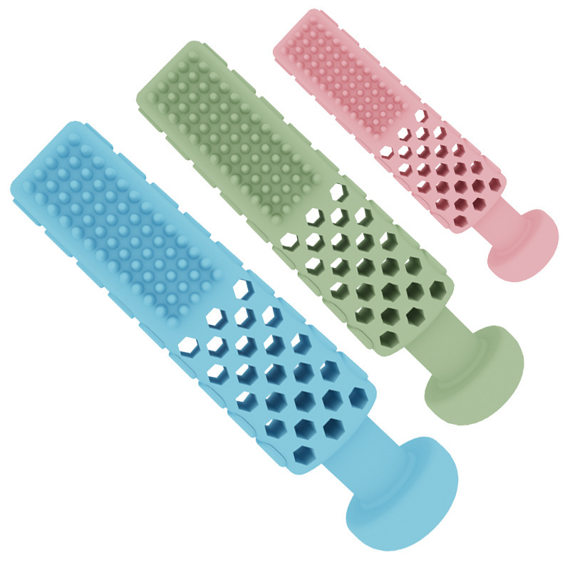 New Molar Cat Pet Toy Supplies Wholesale Toothpaste Type Biting Toy TPR Stick Relief Set
