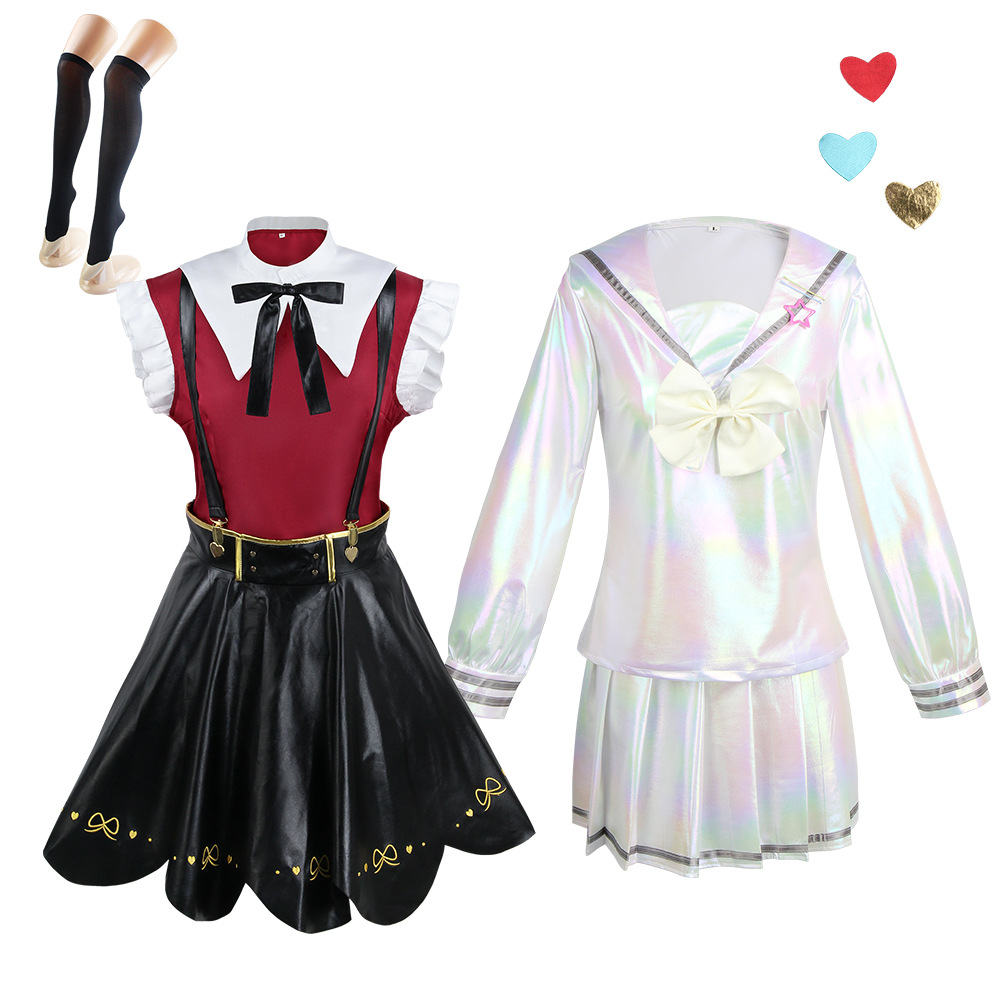 Host girl heavily relies on cosplay dresses, T_T Super Tian Jiang game cosplay costumes, role-playing