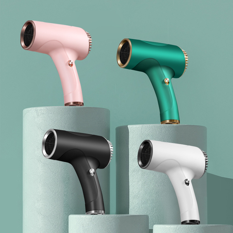 Wireless Rechargeable Hair dryer household high-speed anion hair dryer high-power bladeless hair care quick-drying hair dryer