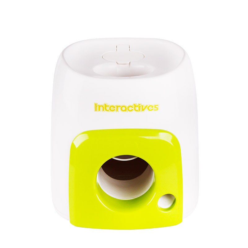 Amazon Dog Interactive Training Reward Machine Smart Pet Leakage Feeder Tennis Feeder Toy Pet Supplies