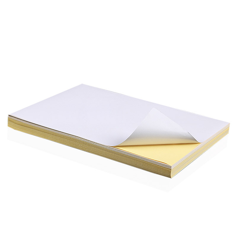A4 adhesive sticker A4 printing paper sticker wholesale paper adhesive paper matte label laser inkjet Kraft paper