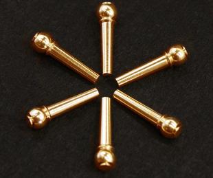 Guitar pure copper string nail copper nail folk guitar solid cone guitar brass string column extension extension 6 pack