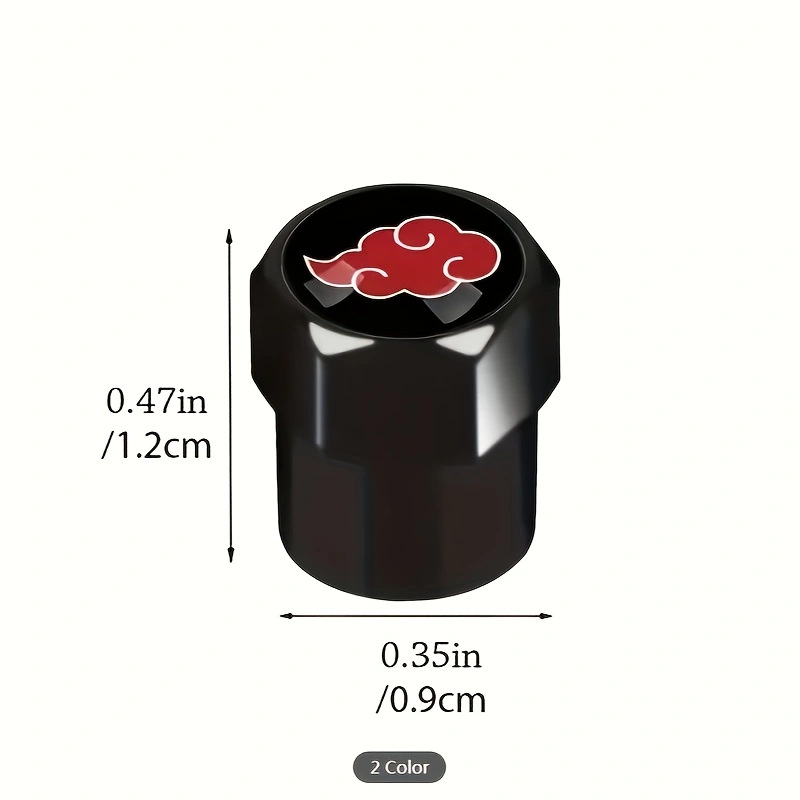 Car tire valve cap aluminum alloy valve core cap cover personality modification valve cap modification personality logo