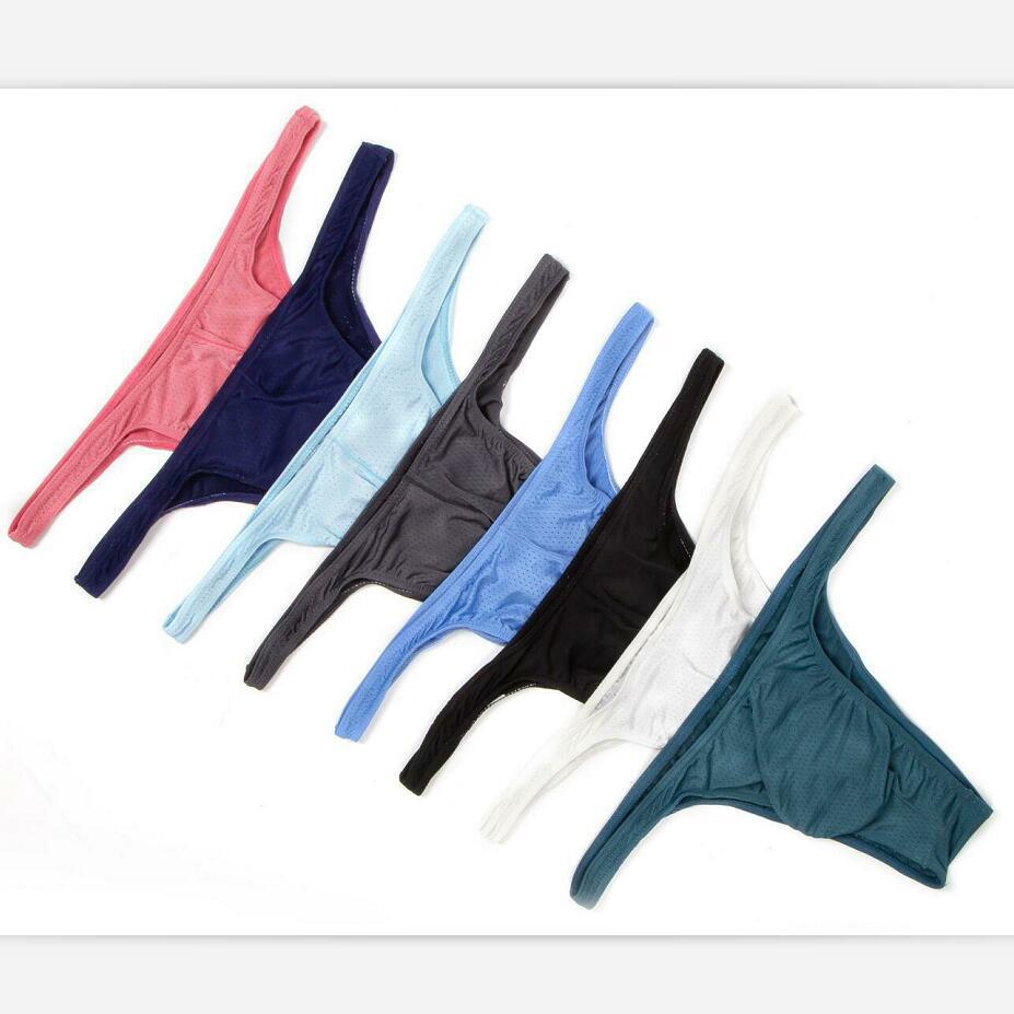 アマゾン速売通欧米男性低腰下着頭セクシーメッシュ通気三角パンツビキニE-091
