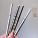 New Upgrade Gellas Small Silver Tube Eyeliner Black Berry Color Line Liquid Silkworm Shadow Pen