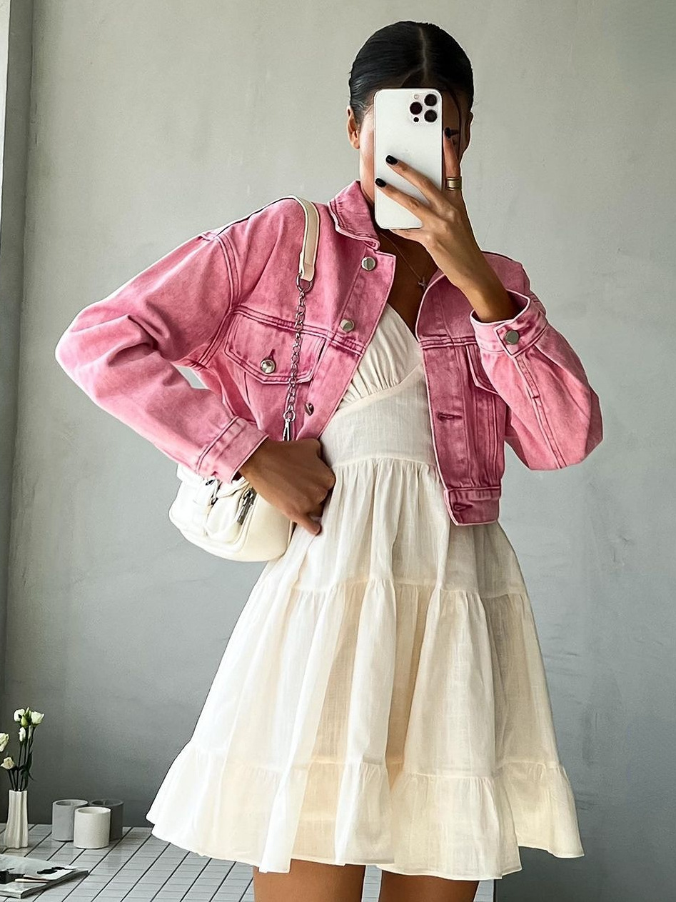 Cross-border Linen Sling dress European and American 2024 Summer Sleeveless Sexy Slim-fit Back Sling Spice Girls Sling Skirt
