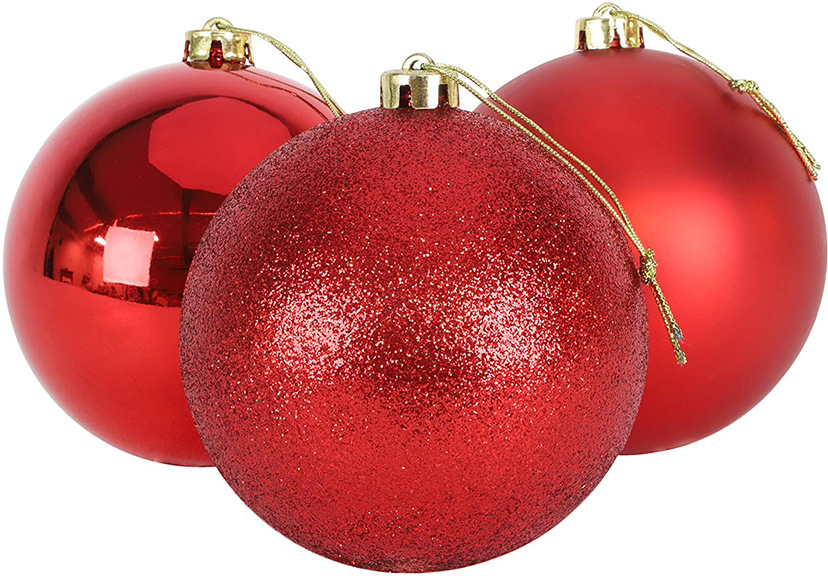 Large Christmas ball diameter 2CM-30CM40CM50CM60CM electroplating ball bright ball matt decorative ball wave ball