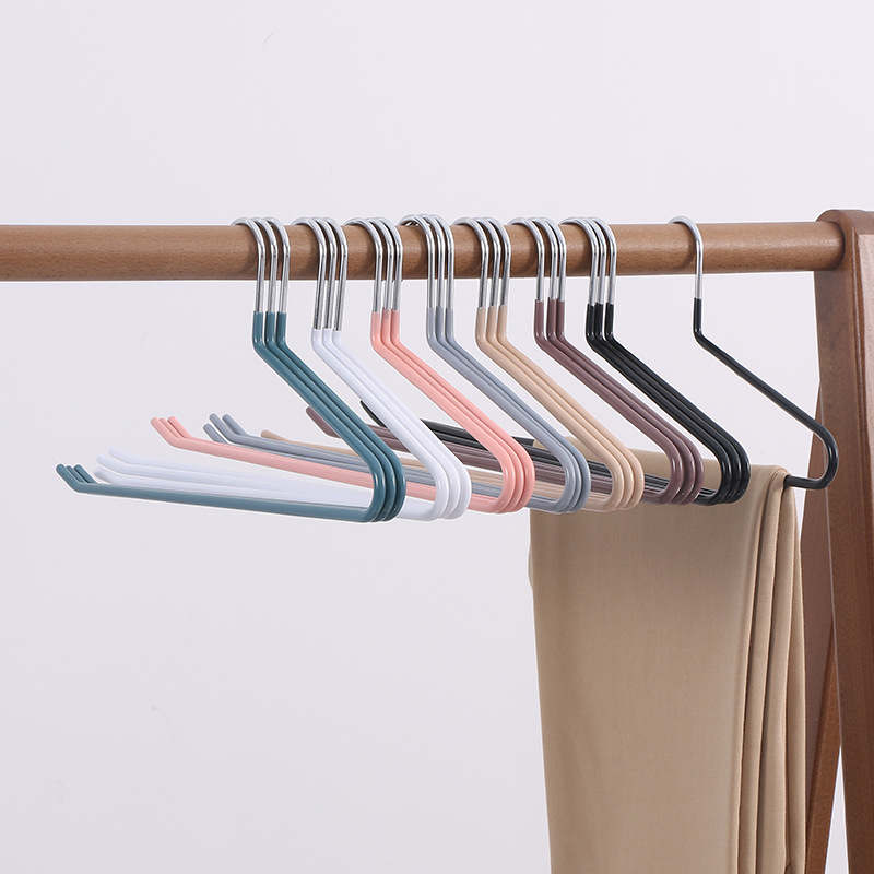 Factory direct Z-type pants rack dip plastic seamless hanger dip plastic pants rack non-slip multi-purpose pants rack goose-type pants rack wholesale