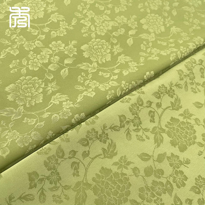 New Stretch Jacquard Fabric Draping Silky New Chinese Cheongsam Fabric Hanfu Ancient Clothing High-end Fabric Wholesale