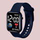 Cross-border explosions square earth-shaped LED electronic watch single hole strap simple fashion watch in stock wholesale
