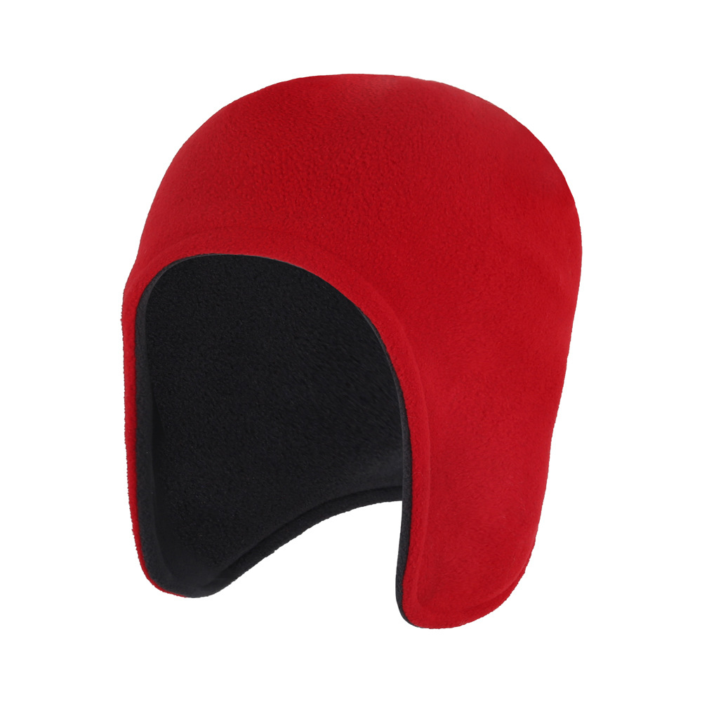 Winter Outdoor Double-layer Thickened Polar Fleece Warm Cap Elderly Sleep Cap Outdoor Riding Ear Protection Cold-proof Lei Feng Cap
