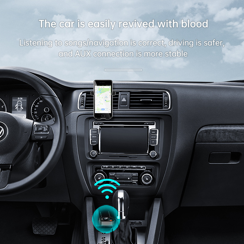 New C52 Bluetooth adapter Bluetooth 5.1 audio receiver TV audio adapter support NFC connection