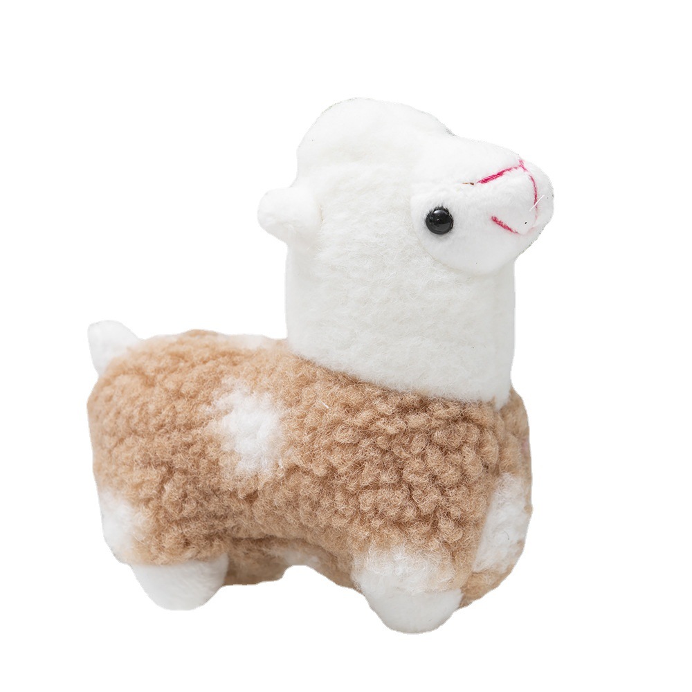 Soft Cute Alpaca Plush Keychain Small Pendant Bag Hanging Doll Small Gift Birthday Gift