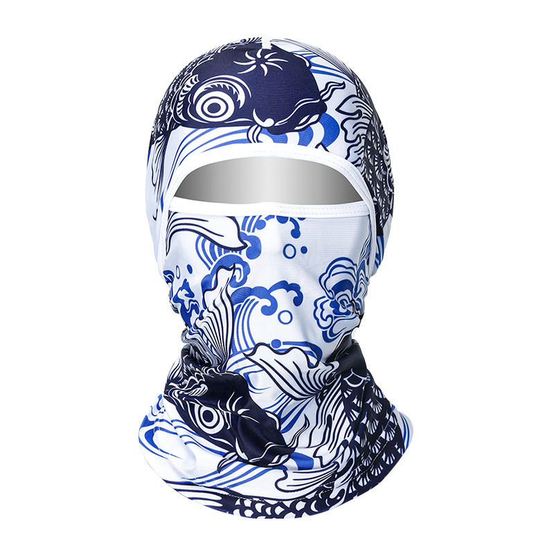 XINTOWN Sun Cover Men's Summer Ice Silk Mask Full Face Sports Hood Fishing Bike Motorcycle