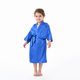 Cross-border pure color children's bathrobe foreign trade thin big children satin nightgown baby catwalk cardigan boys and girls bathrobe