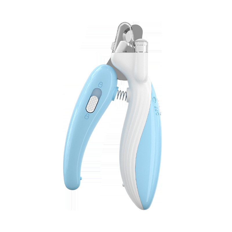 Cat light nail clippers LED blood-proof pet nail clippers cat and dog nail grinder kitten scissors dog light scissors