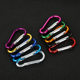 Factory wholesale No. 5 gourd-type carabiner aluminum alloy outdoor buckle water bottle buckle multi-function buckle quick hanging buckle