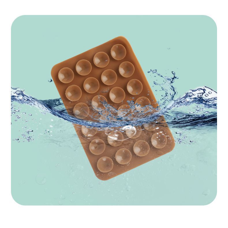Factory direct supply silicone suction cup mobile phone suction cup square suction cup 24 suction cup mobile phone bracket suction cup double-sided silicone
