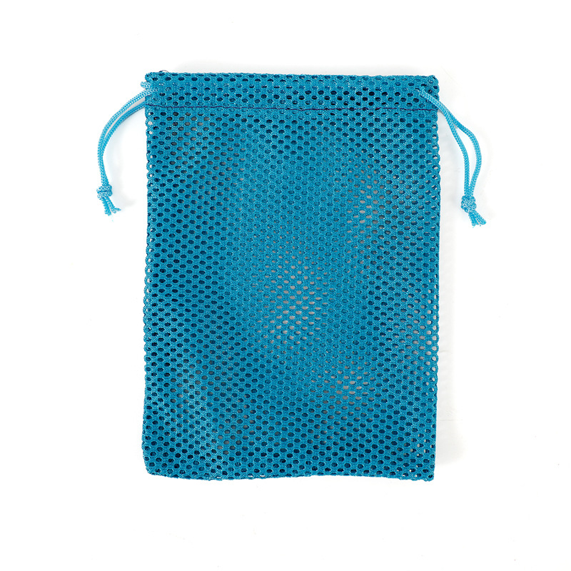 Mesh Bag Polyester Sports Equipment Mesh Bag Drawstring Storage Bag Nylon Outdoor Camping Storage Bag