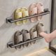 Factory supply bathroom punch-free storage rack slippers rack bathroom home good things wall hanging draining slippers rack