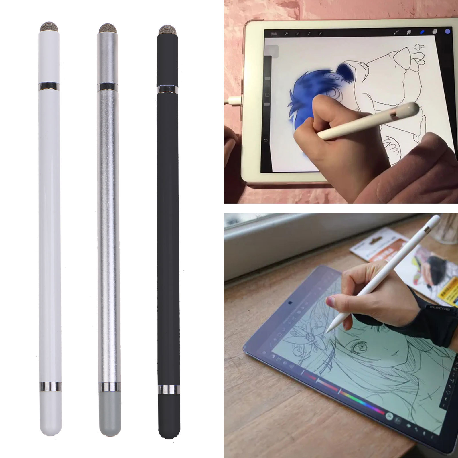 Three-in-one smart touch screen mobile phone tablet with capacitive pen stylus writing pencil Galaxy s pen