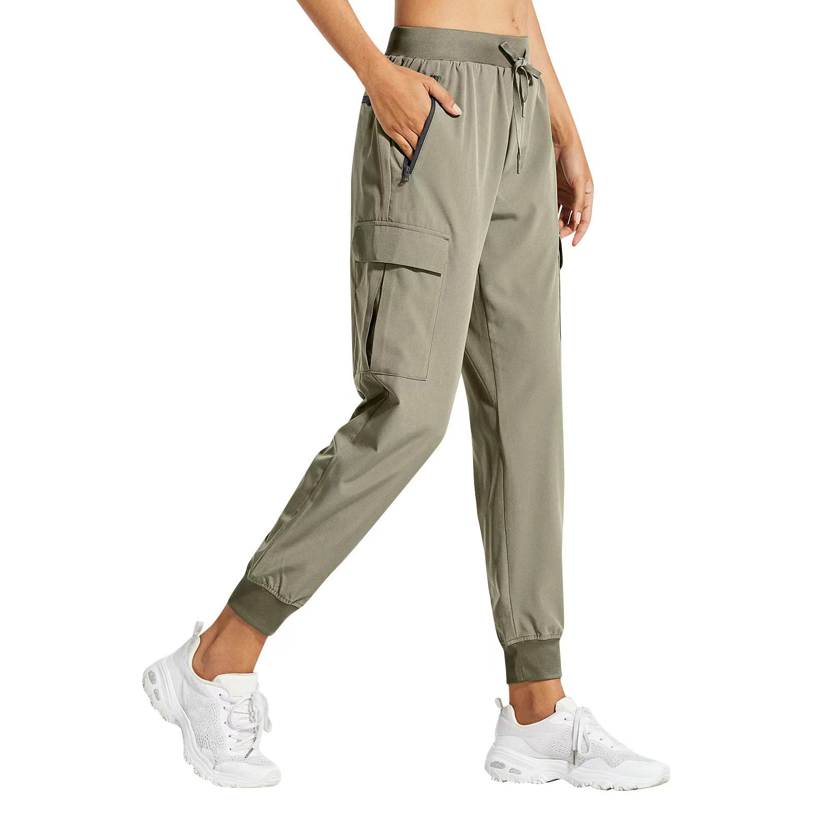 Amazon AliExpress 2024 Explosions Women's Jogging Pants Nylon Quick-drying Mountaineering Pants Sports Fitness Leisure