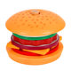 Children's Artificial Wooden Hamburger Fries Sandwich Family Barrel Set Column Matching Building Blocks Che Che Che Play House Toy