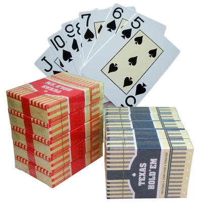 Texas Hold'em Large Edition Frosted Plastic Poker PVC Poker Spot Supply Wear-resistant Waterproof Four-color Optional