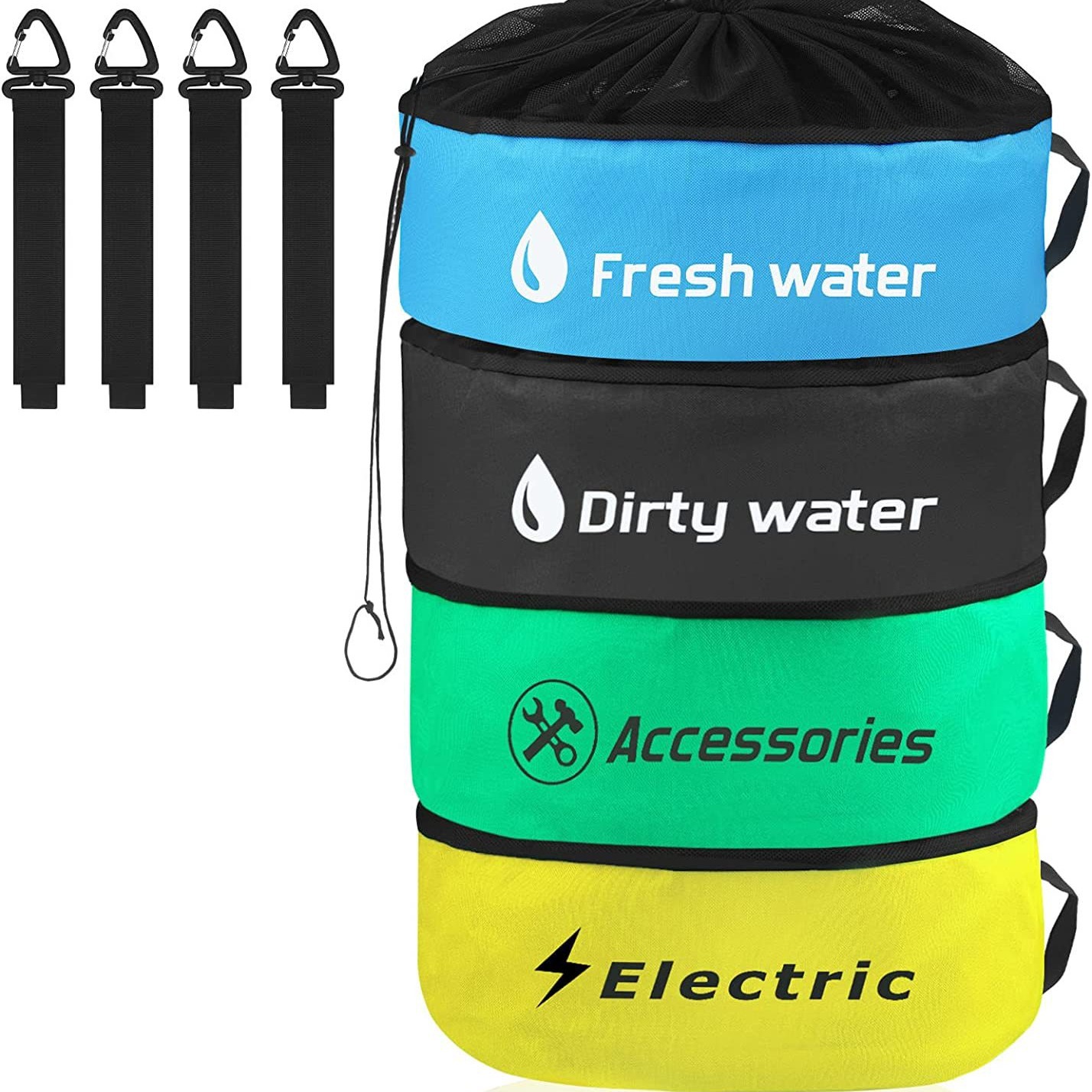 Cross-border Outdoor RV waterproof hose storage wire sundries dustproof storage bag