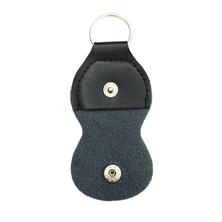 Multicolor pu Leather Guitar Pickup Clip Protective Case Leather Keychain Keychain Pickup Storage Bag