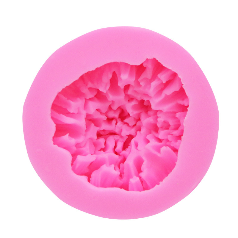 Silicone Mold for Carnation Flower Shaped Cake, Fondant Chocolate Cake Mold, Scented Plaster Mold