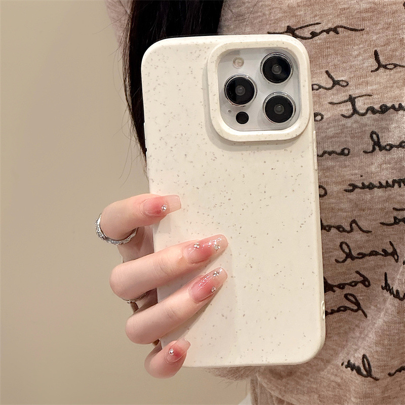 Zhitai iphone14Pro mobile phone shell wheat shell Apple 12Promax/15 solid color 15 silicone 11 protective cover
