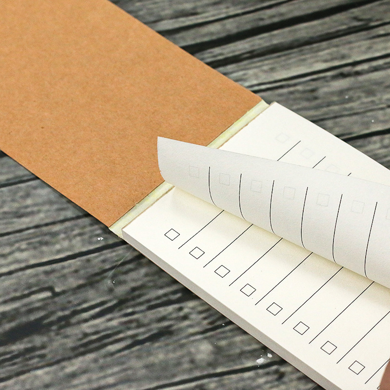 New compact portable flip-up note message pocket book cowhide notepad notes sticky notes wholesale